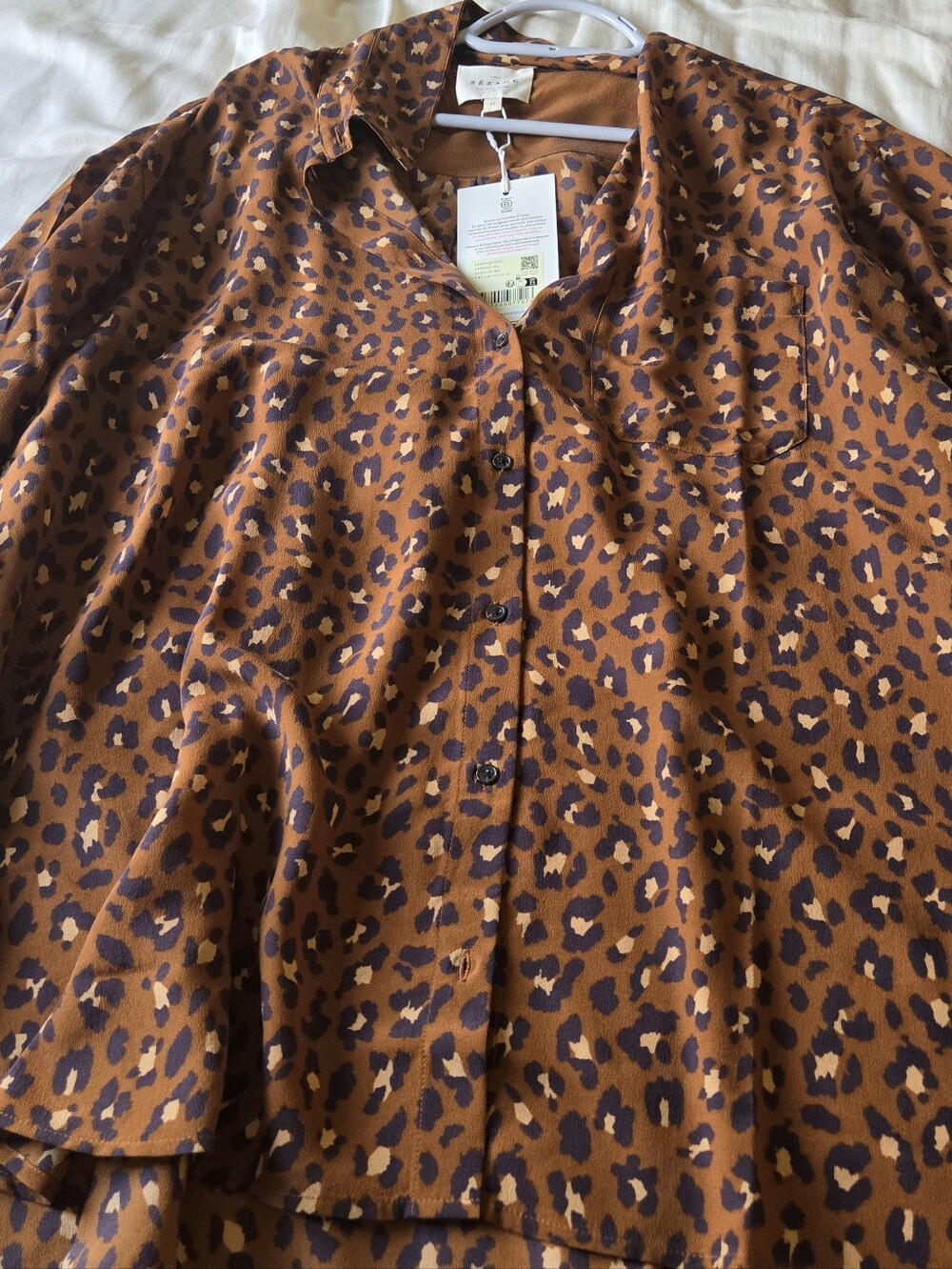 Sezane Max Shirt Leo Print
